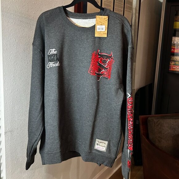 NWT Men's 2XL Mitchell & Ness Chicago Bulls 1991 NBA Finals Hardwood Classics - Picture 2 of 5